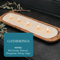 5 - Wick Dough Bowl Soy Candle - Gatherings - Freedom Ranch