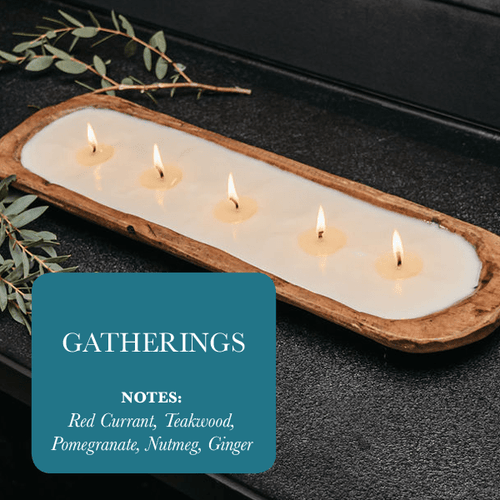 5 - Wick Dough Bowl Soy Candle - Gatherings - Freedom Ranch