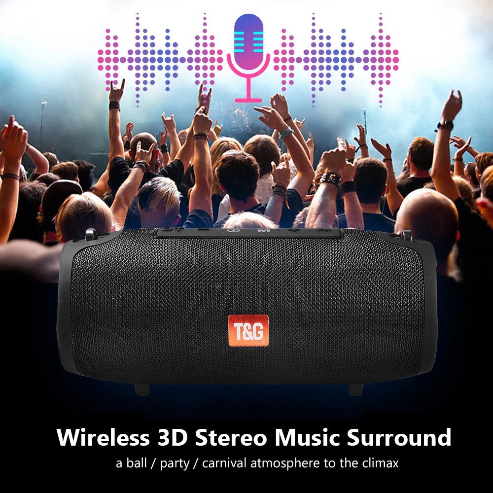 Large Waterproof Wireless Portable Bluetooth Speaker With Strap - Freedom Ranch