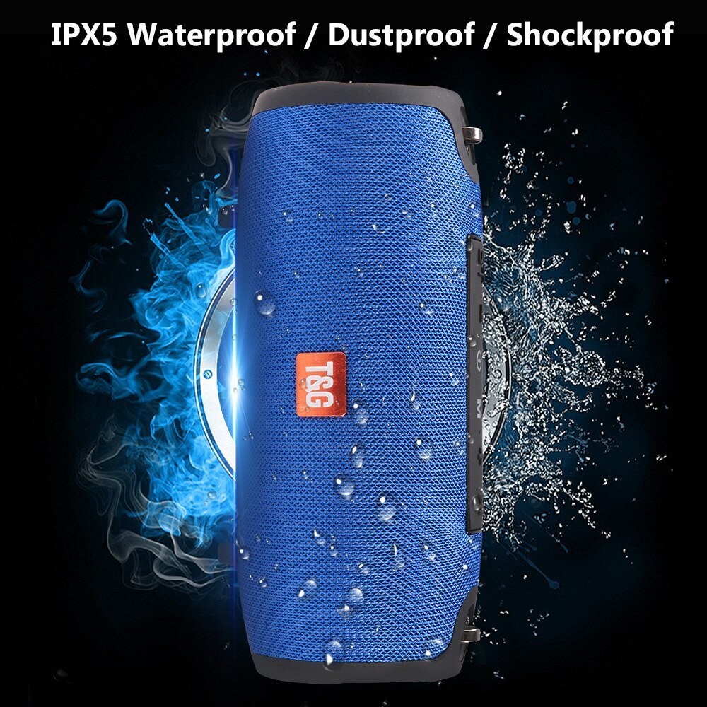 Large Waterproof Wireless Portable Bluetooth Speaker With Strap - Freedom Ranch