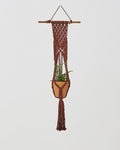 Mombacho Macrame Plant Holder | Tile Red - Freedom Ranch