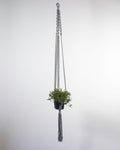 Santana Macrame Plant Holder | Gray - Freedom Ranch